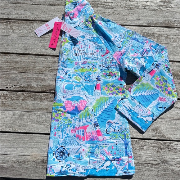 Lilly Pulitzer Tops - Lilly Pullitzer UPF 50+ Skipper Popover Lilly Loves Nantucket size XXL NWT